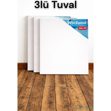 Yapay Çiçek Sitesi Standart Tuval 50X70 3lü