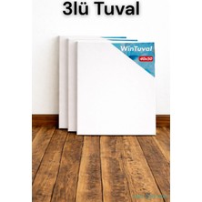 Yapay Çiçek Sitesi Standart Tuval 40X50 3lü