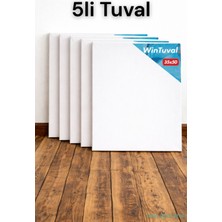 Yapay Çiçek Sitesi Standart Tuval 35X50 5li