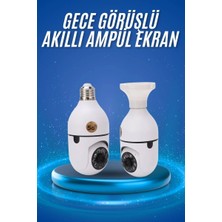 Uslucan Alışveriş Gece Görüşlü Akıllı Dönebilen Ev Kamerası Ampül Kamera