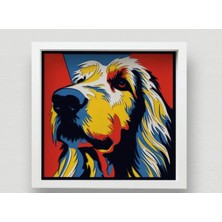 Rokh 🐶 3'lü Köpek Temalı Duvar Tablosu 20X20 cm | Renkli Mdf Dekoratif Tablo | Hayvan Severlere Hediyelik