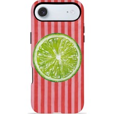 Piyasa Sepeti iPhone 17 Air Vorian Çift Katmanlı Kılıf Lime Slice Pop