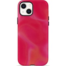 Piyasa Sepeti iPhone 14 Vorian Çift Katmanlı MagSafe Kılıf Hot Pink Melt