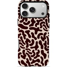 Piyasa Sepeti iPhone 17 Pro Vorian Çift Katmanlı Kılıf Cocoa Scribble