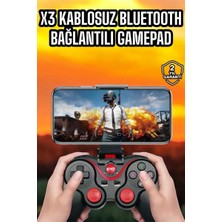 Uslucan Alışveriş Android Uyumlu Gamepad X3 Game Stick Oyun Kolu Bluetooth Bağlantılı