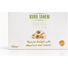 Kuru Tanem Fındıklı Hindistan Cevizli Lokum 750 G