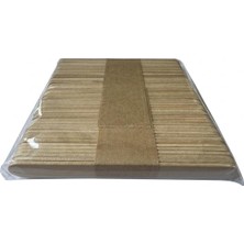 Omeyva Küçük Dil Çubuğu Ahşap Maket Çubukları Dondurma Çubuğu - 1 x 9 Cm. - 240 Adet