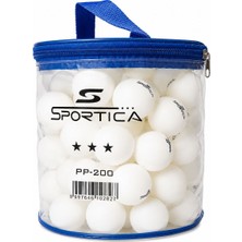 Sportica Sportıca PP-200 100’LÜ Beyaz Masa Tenisi Topu – Çantalı