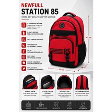 Newfull Station 85 Astarlı Sırt ve Okul Çantası-Laptop Bölmeli