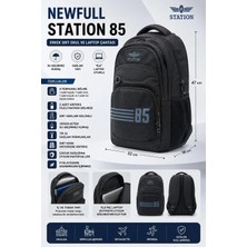 Newfull Station 85 Astarlı Sırt ve Okul Çantası-Laptop Bölmeli