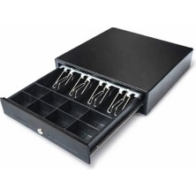 Nexpay M-410 4 Gözlü Metal Para Çekmecesi  Metal Sürgü