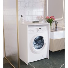 Suba Home Beyaz Mdf Çamaşır Makinesi Dolabı 68 cm – Dayanıklı Şık ve Kullanışlı Düzenleyici Dolap
