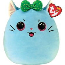 TeknoKapsül Ty Squish A Boo Kirra - Yay ile Mavi Kedi - 25,4 cm
