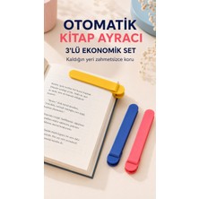 Evgereçlerim Otomatik Kitap Ayracı Akıllı Silikon Okuma Klipsi