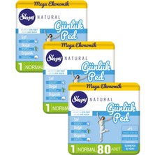 TeknoKapsül Sleepy Natural Günlük Ped Normal 240 Ped