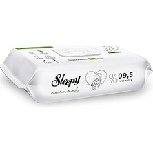 TeknoKapsül Sleepy Natural Yenidoğan Islak Bebek Bakım Havlusu 24X60 (1440 Yaprak)