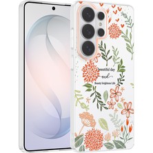 Butam Bilişim Galaxy S25 Ultra Kılıf Çiçek ve Fiyonk Desenli Kamera Yükseltili Btbm Premium