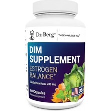 Dr.berg Dım Supplement Estrogen Balance With Black Cohosh And As – 60 Capsules