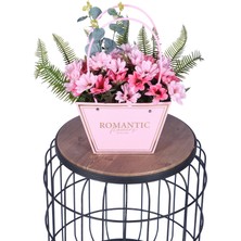 Yapay Çiçek Sitesi Yapay Çiçekli Romantic Çantalı Aranjman Model 18