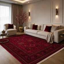 Semerkant Afgan Türkmen Otantik Desenli Dokuma Salon ve Oturma Odası Halısı