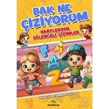 Esranın Dünyası Bak Ne Çiziyorum - Harflerden Eğlenceli Çizimler