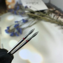 TeknoKapsül Elmas Freze Ucu (Yumuşak - Kırmızı) Ateş 0,23 mm
