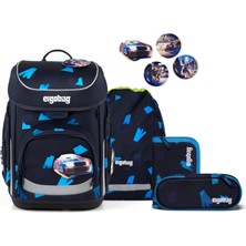 Ergobag Okul Çantası Seti Cubo Seti Kovalamaca Ayı Avı - Koyu Mavi