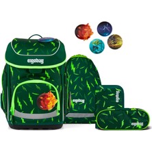 Ergobag Okul Çantası Seti Cubo Set Beartastic - Yeşil