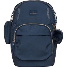Beckmann, Okul Çantası Sport Air Blue Gold, Ortaokul Alt Orta Okul, 30L, Mavi