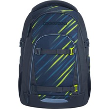 Coocazoo Mate Okul Çantası "fast Lime", Siyah-Mavi, Ergonomik ve Ayarlanabilir Sırt Çantası, Yüksekliği ve Boyutu Ayarlanabilir, Göğüs Kemerli ve Kalça Kemerli, 3. Sınıftan Itibaren