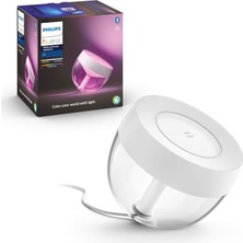 Philips Hue White & Color Ambiance Iris Masa Lambası (570 Lm), 16 Milyon Renkli Hue Aydınlatma Sistemi Için Kısılabilir LED Işık, Ses Veya Uygulama Aracılığıyla Akıllı Işık Kontrolü, Beyaz