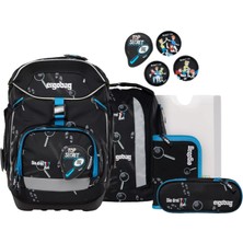 Ergobag Okul Çantası Seti Paket Seti Bear Detective - Siyah