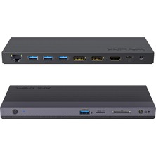 Wavlink Wavlınk USB C 13-In-1 Yerleştirme Istasyonu Üçlü Ekran, 100W Güç Kaynağıyla
