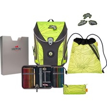 Derdiedas Ergoflex Max Superflash Neon Okul Çantası Seti 5 Parçalı Neon Fighter