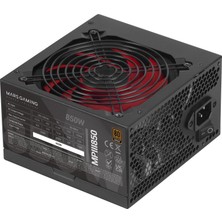 Mars Gaming MPIII850 Atx Güç Kaynağı, 850W, 80 Plus Bronze, Siyah