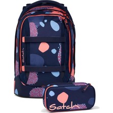 Satch Pack Okul Sırt Çantası Seti 2 Parça. Kalem Kutusu Dahil (Mercan Kayalığı)