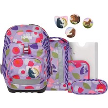 Ergobag Okul Çantası Seti Paket Seti Blossom Fence Bear - Mor