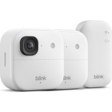 Blink Dış Mekan Kamerası 2k+ (En Yeni Nesil) – Kablosuz, Akıllı Güvenlik Kamerası, 2k Video Çözünürlüğü, Iki Yıla Kadar Pil Ömrü. Sync Base Modülü Dahil - 2 Kamera Sistemi, Beyaz