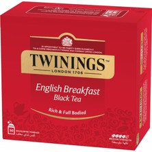Twinings English Breakfast Black Tea 50'lik Poşet Çay 100 gr
