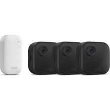 Blink Yanıp Sönen Kamera Dış Mekan 4 | Kablosuz Hd Akıllı Güvenlik Kamerası, Iki Yıl Pil Ömrü, Alexa ile Çalışır | Senkronizasyon Modülü Çekirdeği ile 3 Kameralı Sistem | IP65