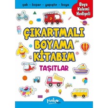 Esranın Dünyası Çıkartmalı Boyama Taşıtlar