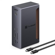 Ugreen Thunderbolt 5 Yuvası 3x Tbt5 120GBPS, 140W Şarj Yuvası Istasyonu