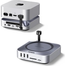 Ugreen Mac Mini M4 Bağlantı Istasyonu 40 Gb/sn M.2 Nvme, 8k Hdmı, 5x 10 Gb/sn USB Bağlantı Noktaları