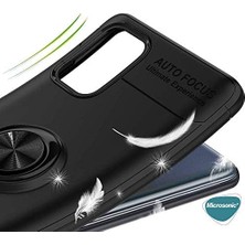 TeknoKapsül Galaxy A71 Için Kılıf Kickstand Ring Holder Kırmızı [galaxy A71 ile Uyumlu Kılıf - Kırmızı]