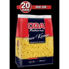 Oba Ince Kesme Makarna 500 G x 20 Adet | Toplu Çorbalık Paket