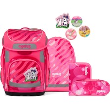 Ergobag Okul Çantası Seti Cubo Seti Kuntbär Renkli Tek Boynuzlu At - Pembe