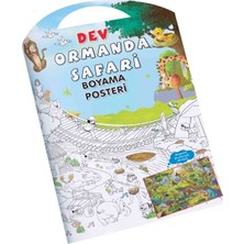 Esranın Dünyası Ormanda Safari Dev Boyama Posteri