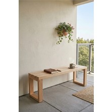 Julie Bench Naturel Bank 30X100 Ham Ladin Ağacı