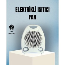Esranın Dünyası Fanlı Elektrikli Isıtıcı – 3 Kademeli Isı Ayarı ve Güvenli Kullanım - Lisinya