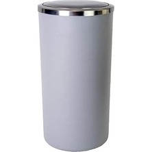 TeknoKapsül Primanova Lenox M-E48-07 Çöp Kovası, Gri, 35 Lt